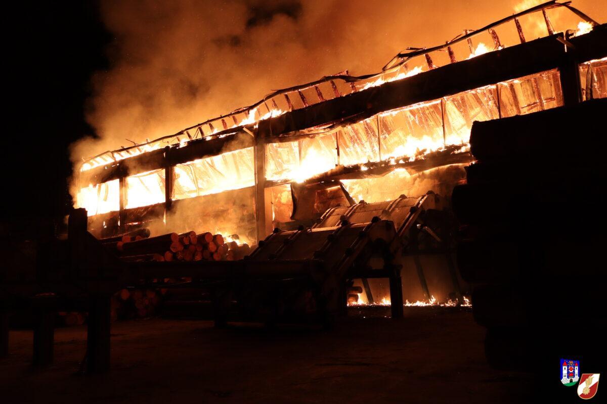 Großbrand in Peilstein